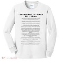 Bill Of Rights Us Constitution Kids Long Sleeve Shirt thumb 0