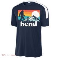 Bend Oregon Retro Bigfoot Mountains Sport-Tek Competitor United Soccer Jersey thumb 2