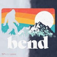 Bend Oregon Retro Bigfoot Mountains Sport-Tek Competitor United Soccer Jersey thumb 4