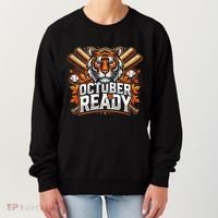 Baseball October Ready Tiger D Women's Sweatshirt thumb 0