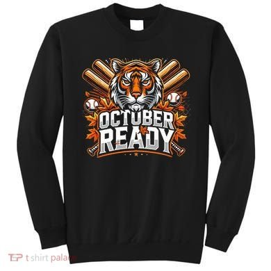 Baseball October Ready Tiger D Sweatshirt