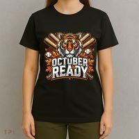 Baseball October Ready Tiger D T-Shirt thumb 4