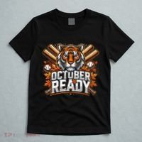 Baseball October Ready Tiger D T-Shirt thumb 5