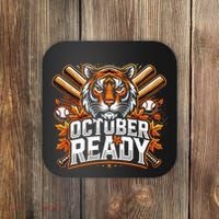 Baseball October Ready Tiger D Coaster thumb 0