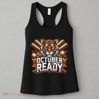 Baseball October Ready Tiger D Women's Tank Top thumb 3