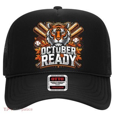 Baseball October Ready Tiger D Hat