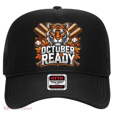 Baseball October Ready Tiger D Hat