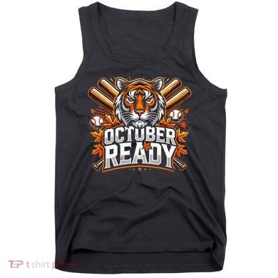Baseball October Ready Tiger D Tank Top