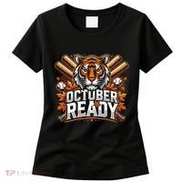 Baseball October Ready Tiger D Women's T-Shirt thumb 0