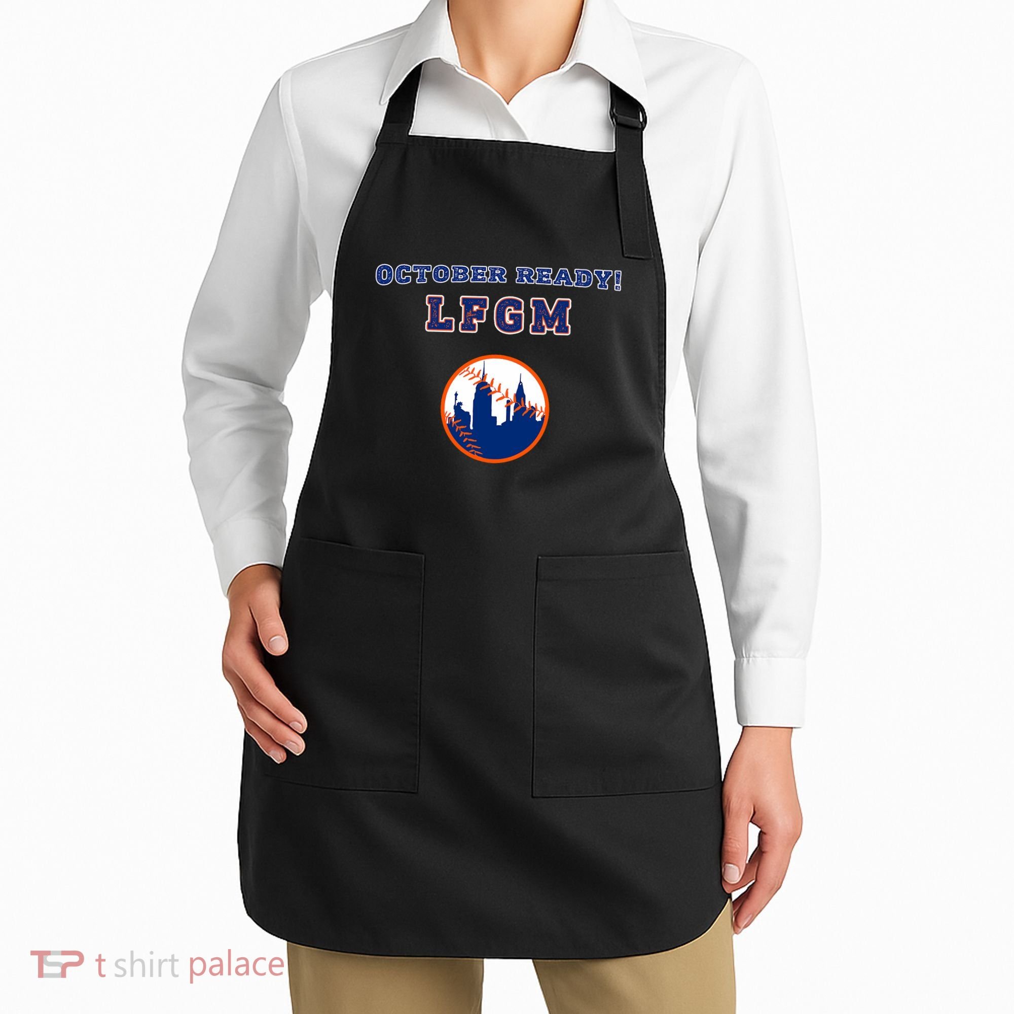 Baseball October Ready Lfgm Graphic Apron