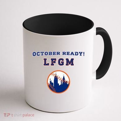 Baseball October Ready Lfgm Graphic Coffee Mug back