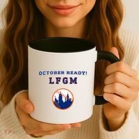 Baseball October Ready Lfgm Graphic Coffee Mug thumb 3