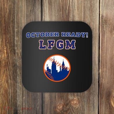 Baseball October Ready Lfgm Graphic Coaster