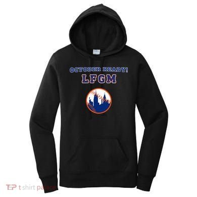 Baseball October Ready Lfgm Graphic Women's Hoodie