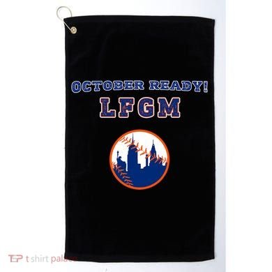 Baseball October Ready Lfgm Graphic Golf Towel
