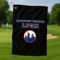 Baseball October Ready Lfgm Graphic Golf Towel thumb 1