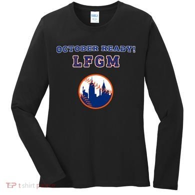 Baseball October Ready Lfgm Graphic Women's Long Sleeve Shirt
