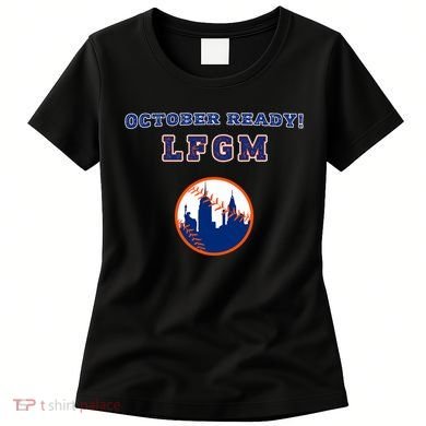 Baseball October Ready Lfgm Graphic Women's T-Shirt