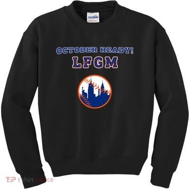 Baseball October Ready Lfgm Graphic Kids Sweatshirt