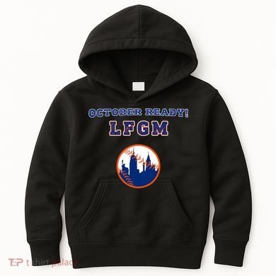Baseball October Ready Lfgm Graphic Kids Hoodie