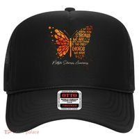 Butterfly Orange Ribbon Multiple Sclerosis Awareness Hat thumb 0