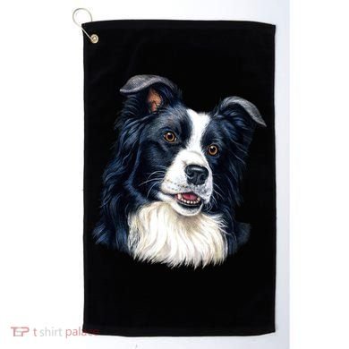 Border Collie Golf Towel