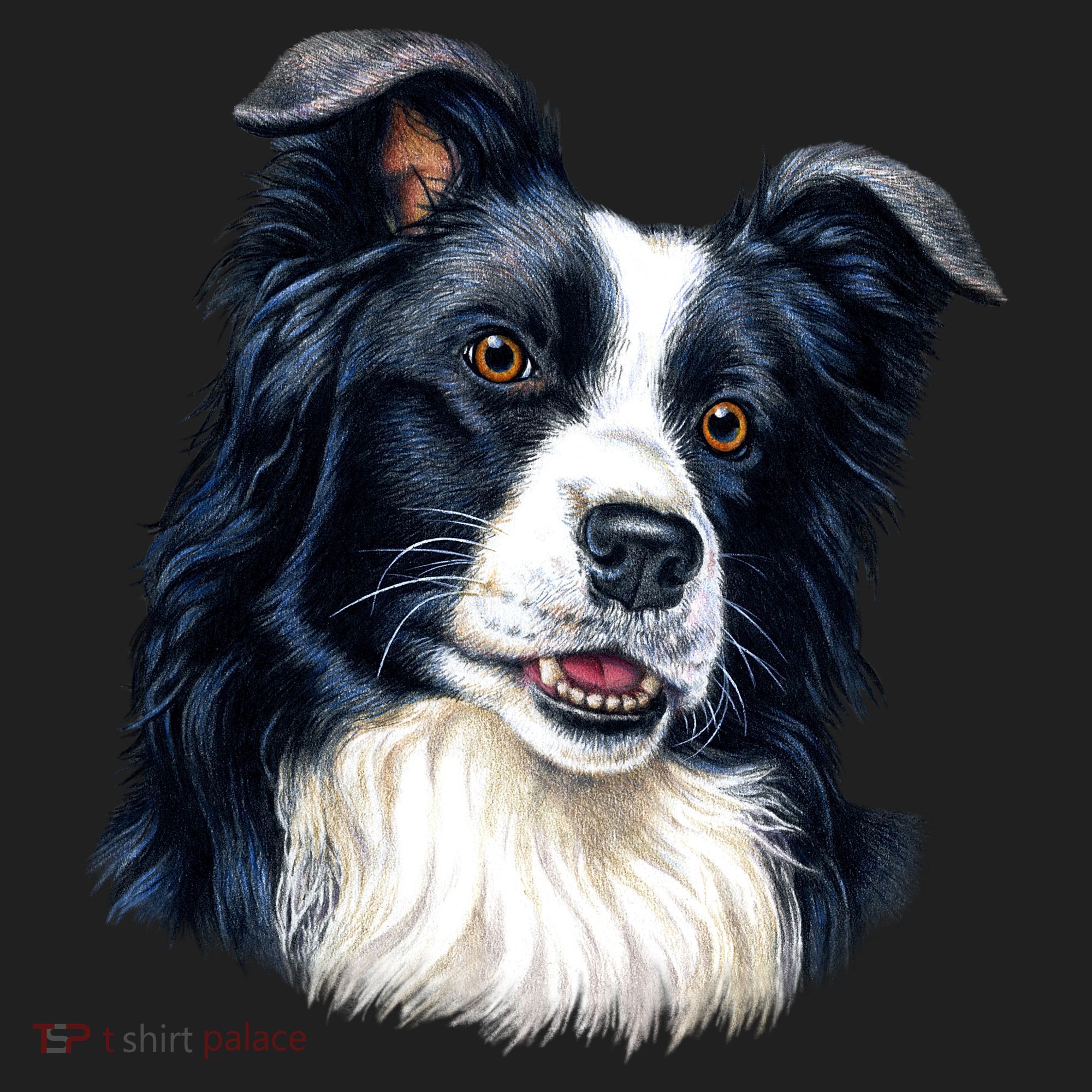 Border Collie Golf Towel