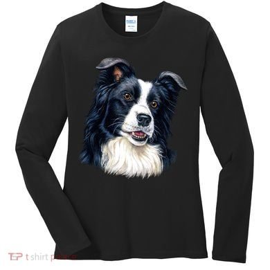 Border Collie Women's Long Sleeve Shirt