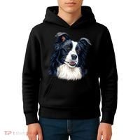 Border Collie Kids Hoodie thumb 4