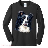 Border Collie Kids Long Sleeve Shirt thumb 0