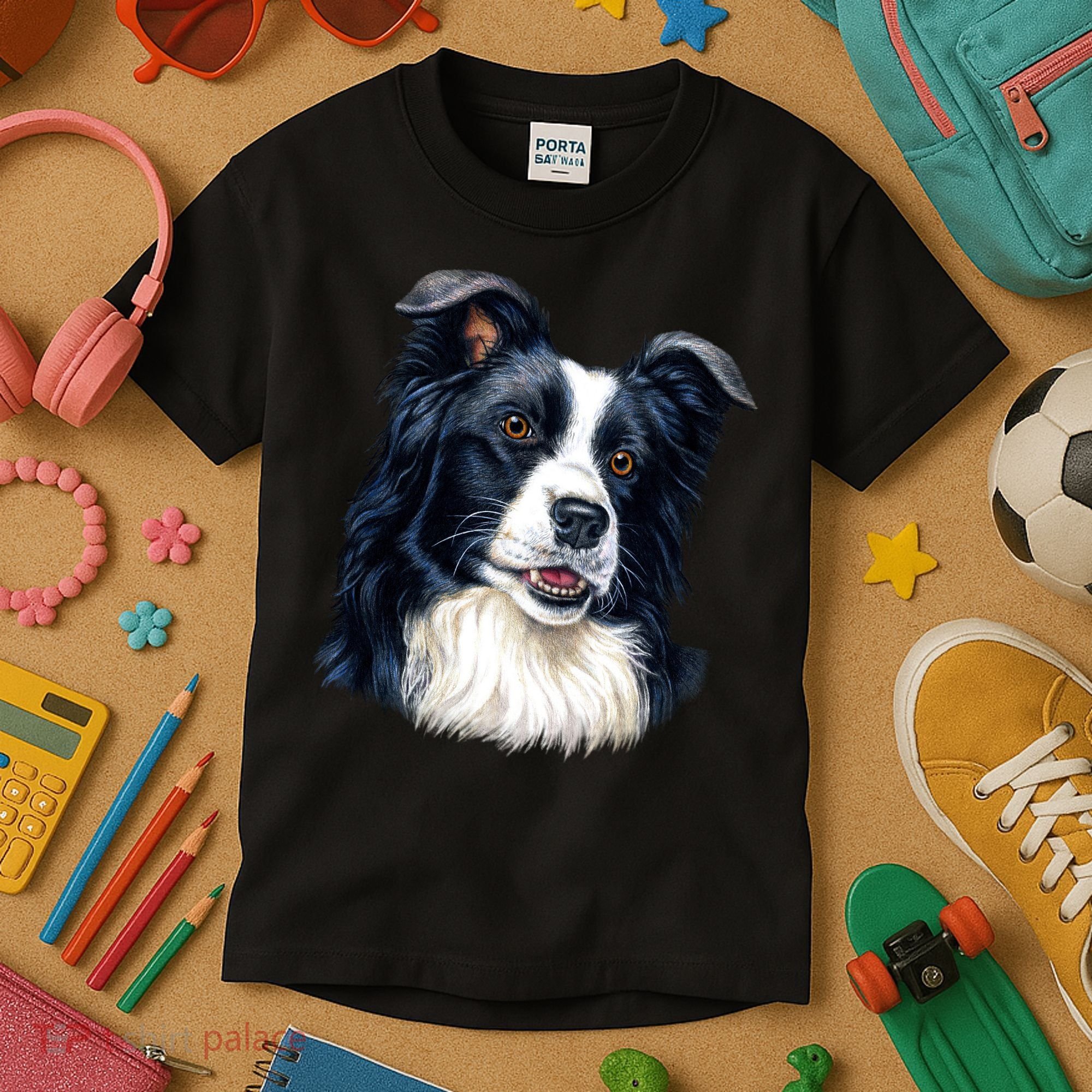 Border Collie Kids T-Shirt