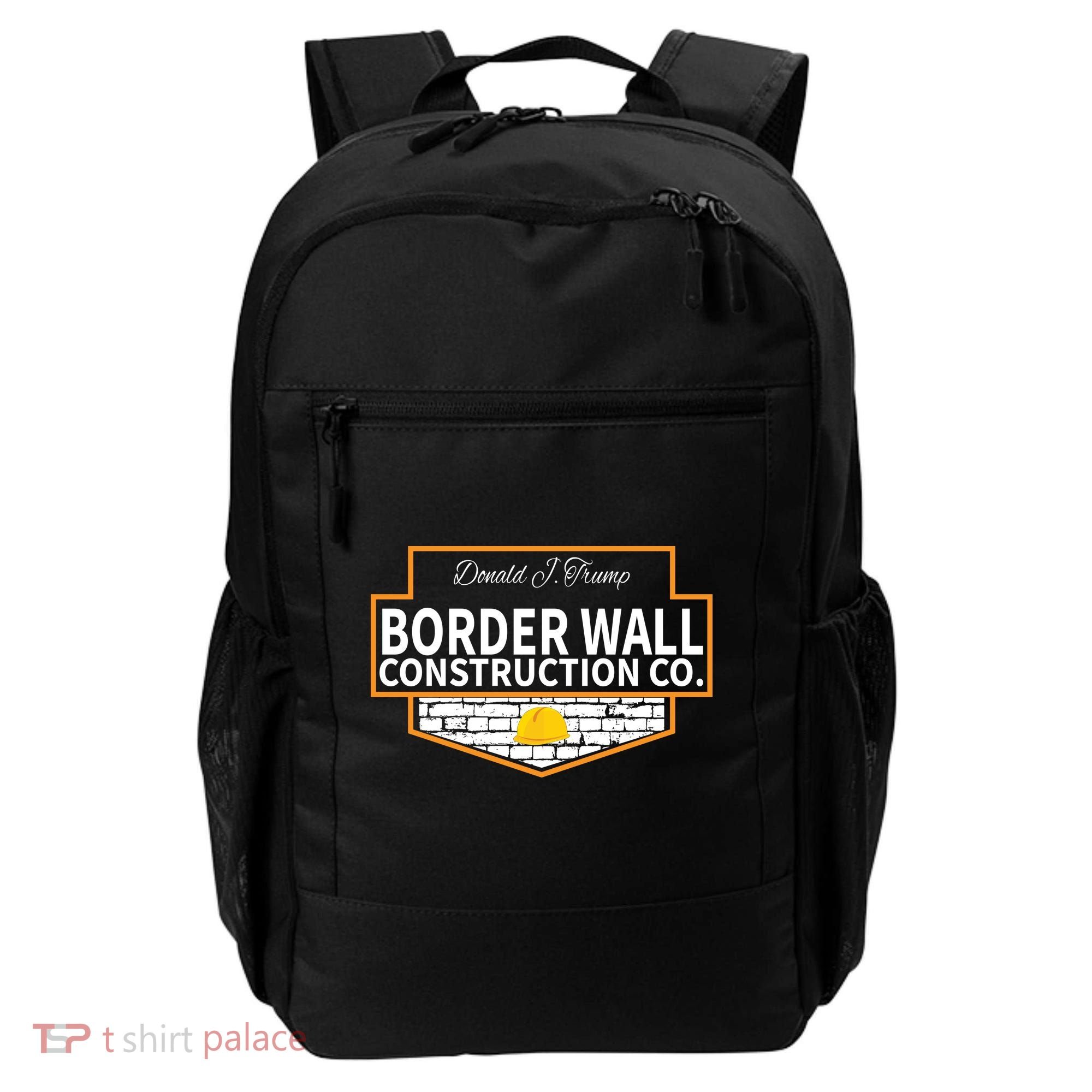 Border Wall Construction Co. Donald Trump Backpack