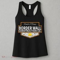 Border Wall Construction Co. Donald Trump Women's Tank Top thumb 3