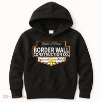 Border Wall Construction Co. Donald Trump Kids Hoodie thumb 0