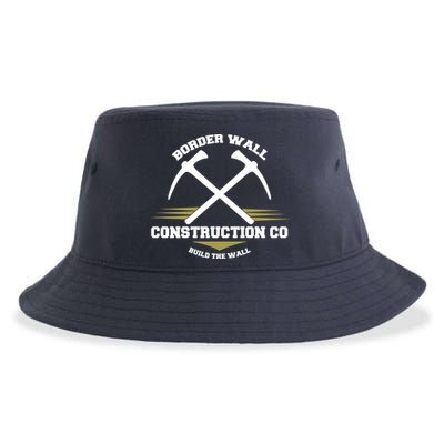 Border Wall Construction CO Build The Wall Sustainable Bucket Hat