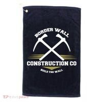 Border Wall Construction CO Build The Wall Golf Towel thumb 0