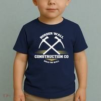 Border Wall Construction CO Build The Wall Toddler T-Shirt thumb 2