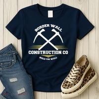 Border Wall Construction CO Build The Wall Women's T-Shirt thumb 3