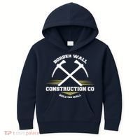 Border Wall Construction CO Build The Wall Kids Hoodie thumb 0