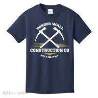 Border Wall Construction CO Build The Wall Kids T-Shirt thumb 0