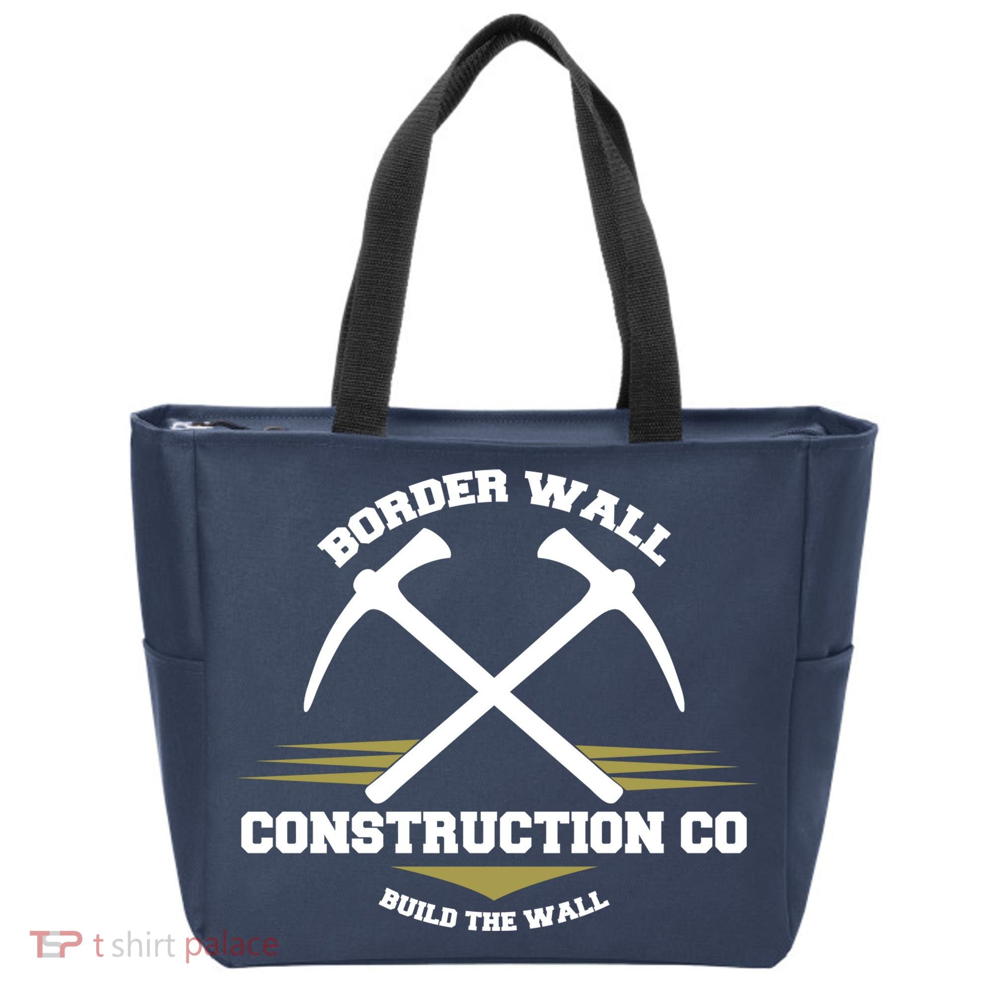 Border Wall Construction CO Build The Wall Tote Bag