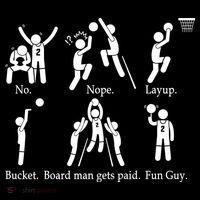 Bored Man Gets Paid Basketball Buckets Sweatshirt thumb 3