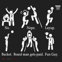 Bored Man Gets Paid Basketball Buckets Beanie thumb 2