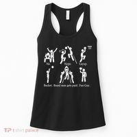 Bored Man Gets Paid Basketball Buckets Women's Tank Top thumb 0