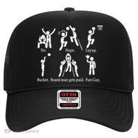 Bored Man Gets Paid Basketball Buckets Hat thumb 0