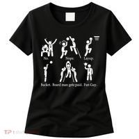 Bored Man Gets Paid Basketball Buckets Women's T-Shirt thumb 0