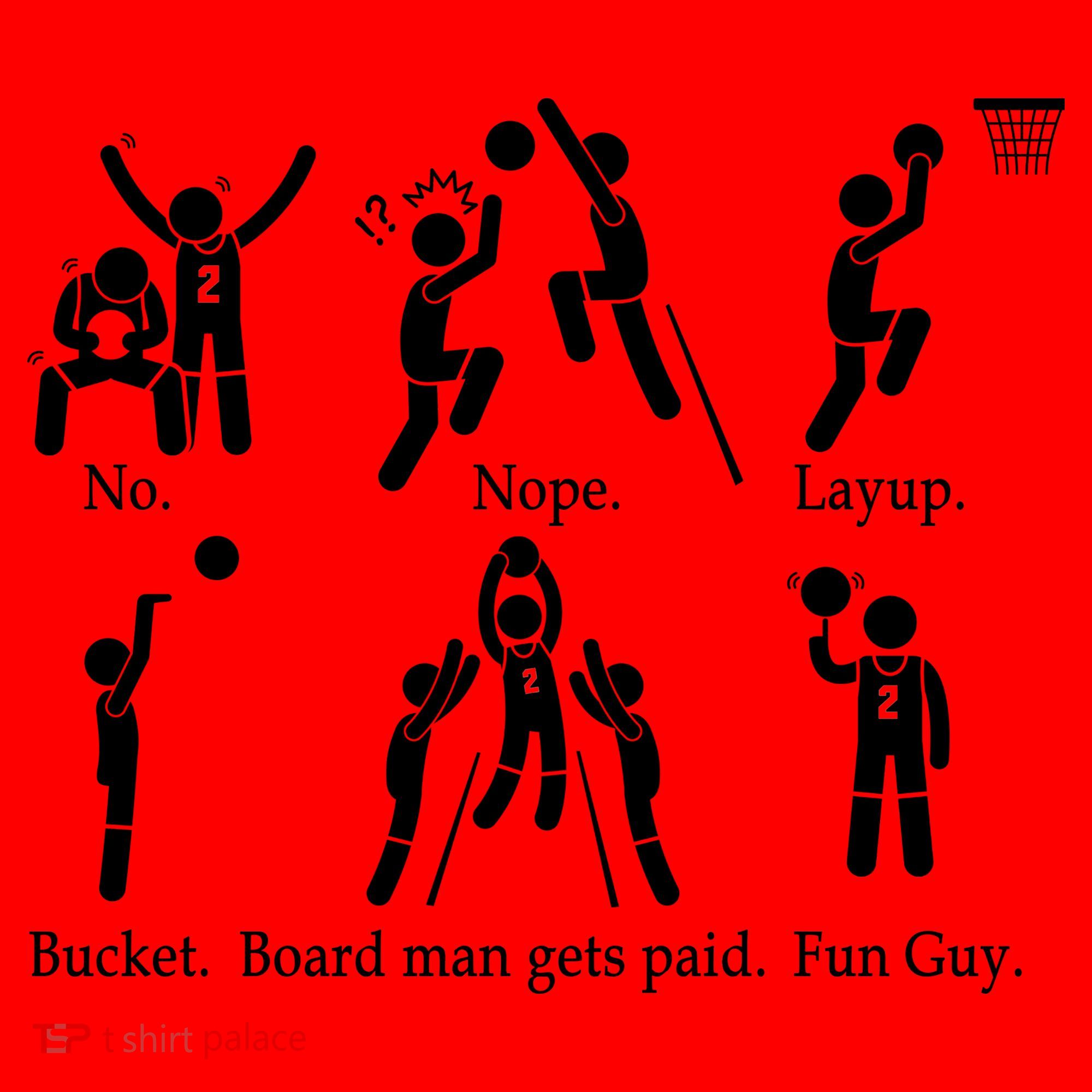 Bored Man Gets Paid Basketball Buckets Santa Hat