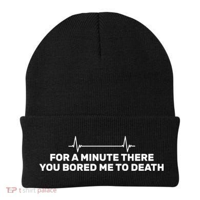Bored Me To Death Beanie