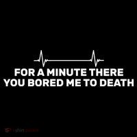 Bored Me To Death Ladies PosiCharge Competitor Racerback Tank thumb 2