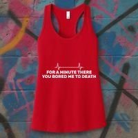 Bored Me To Death Women's Tank Top thumb 3